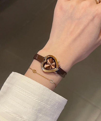 Damklocka med hjärtformad design och patchworkstil 4