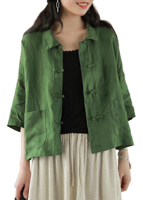 Damlinne med Peter Pan-krage och fickor 0