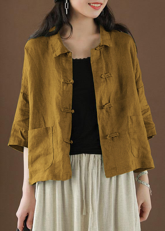 Damlinne med Peter Pan-krage och fickor 12