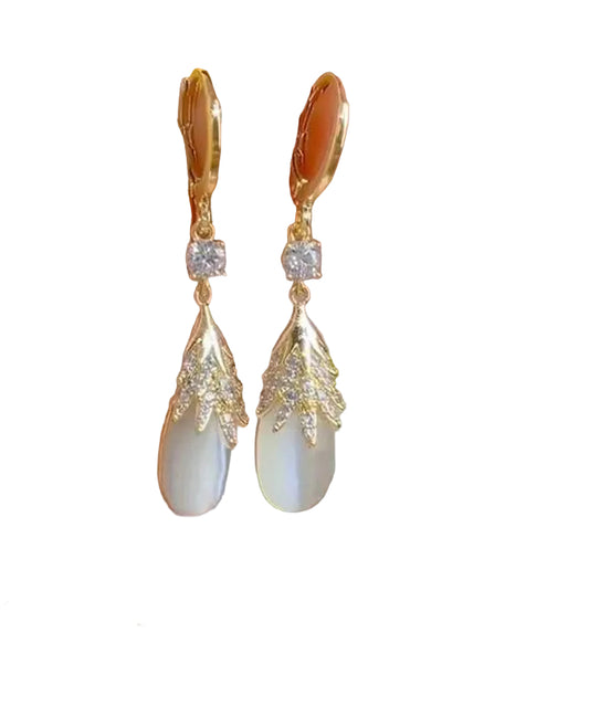 Damörhängen med Cat's Eye och Zircon Detaljer 0