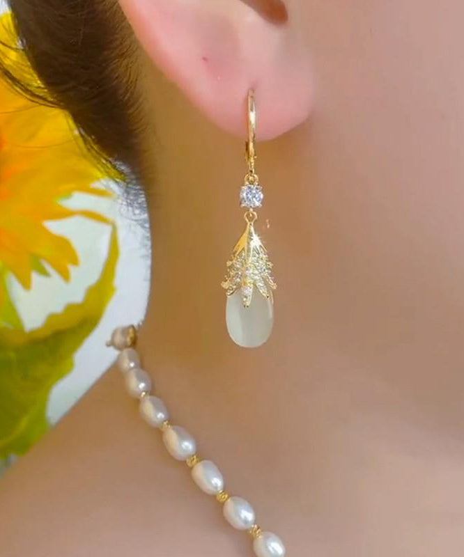 Damörhängen med Cat's Eye och Zircon Detaljer 1