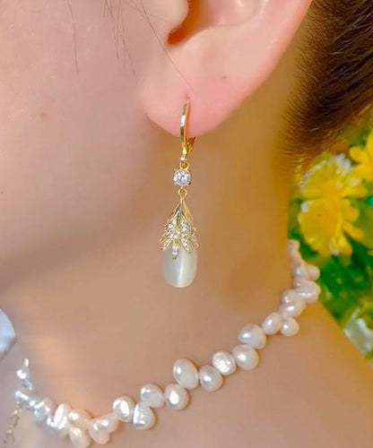 Damörhängen med Cat's Eye och Zircon Detaljer 2