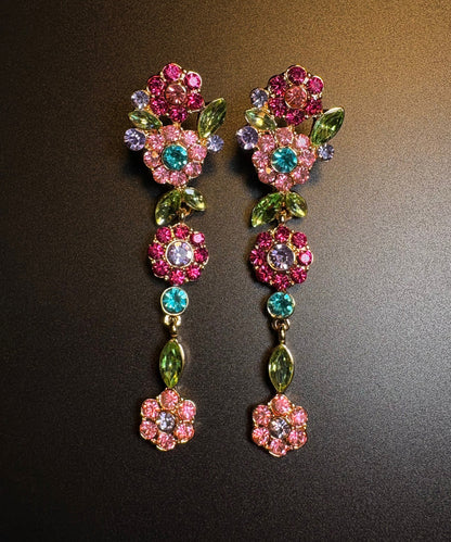 Damörhängen med regnbågsmönster och blommotiv 4