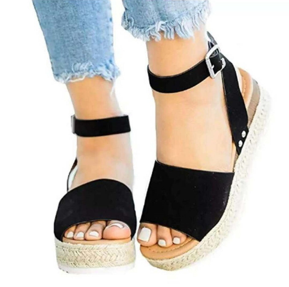 Damsandaler med Ankelrem och Fjäderspänne 3