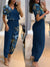 Damset Modern Stil med Matchande Topp och Byxor 7