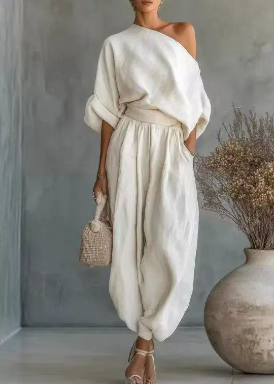Damset Oversized One Shoulder Sommarstil 1
