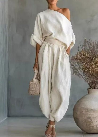 Damset Oversized One Shoulder Sommarstil 1