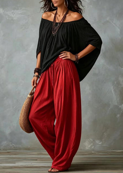 Damset Tvådelad Oversized Cold Shoulder med Batwing-ärm 1