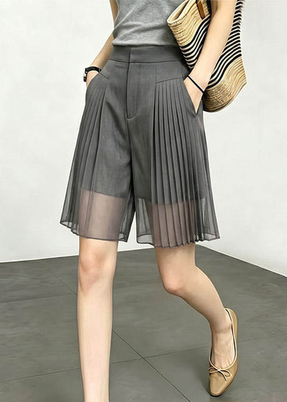 Damshorts med Fickor och Patchwork Design 2