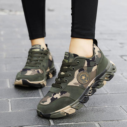 Damskor Sneakers Kamouflagemönster Sportig Stil 2