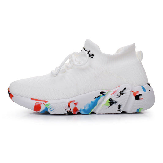 Damskor Sneakers med Dynamisk Färgdesign 0