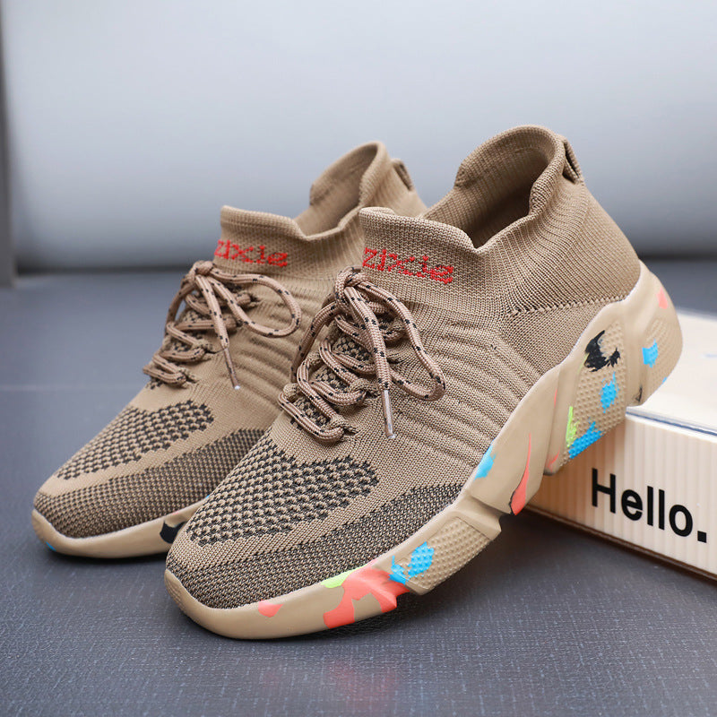 Damskor Sneakers med Dynamisk Färgdesign 4