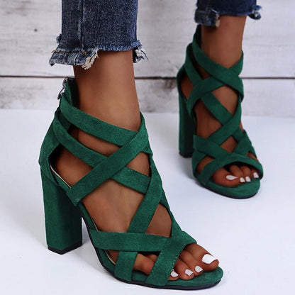 Damskor med Chunky Hälband 2