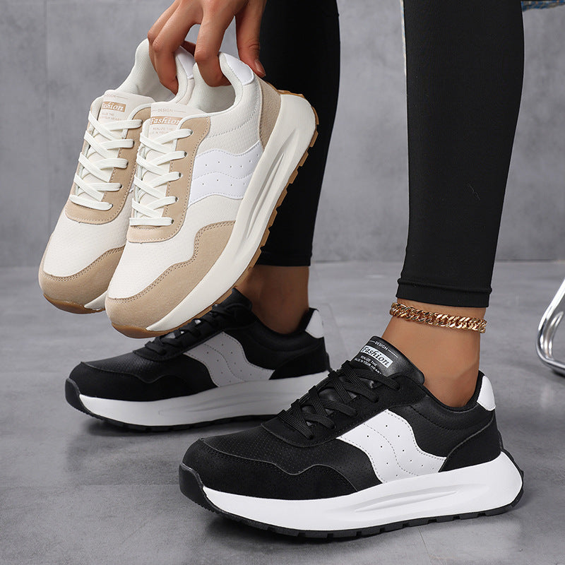 Damsneakers med andningsbar design och stiliga detaljer 1