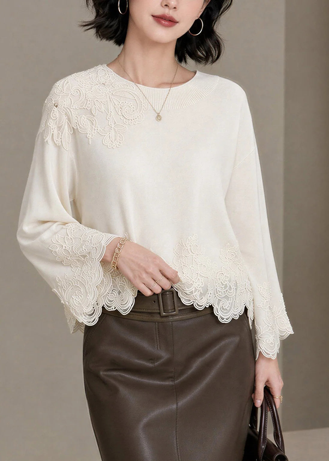 Damspetstopp Broderad Höststil 4
