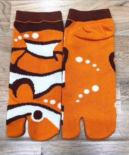 Damstrumpor Jacquard Delad Tå Mid Calf 3