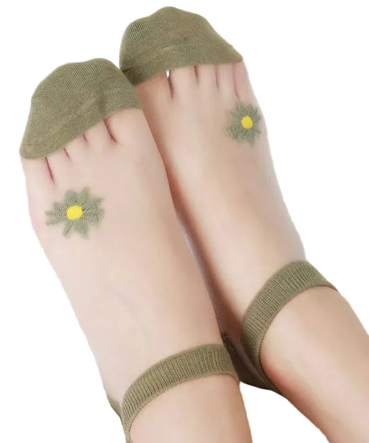 Damstrumpor Tunna Mid-Calf Andningsbara 1