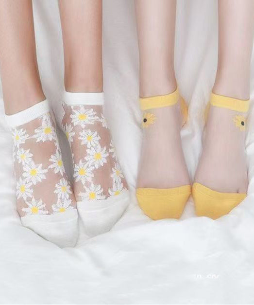 Damstrumpor Tunna Mid-Calf Andningsbara 3