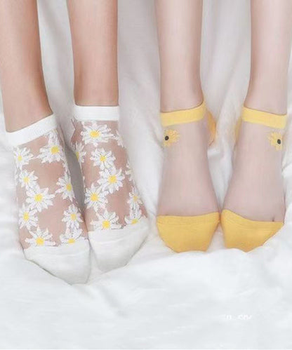 Damstrumpor Tunna Mid-Calf Andningsbara 3