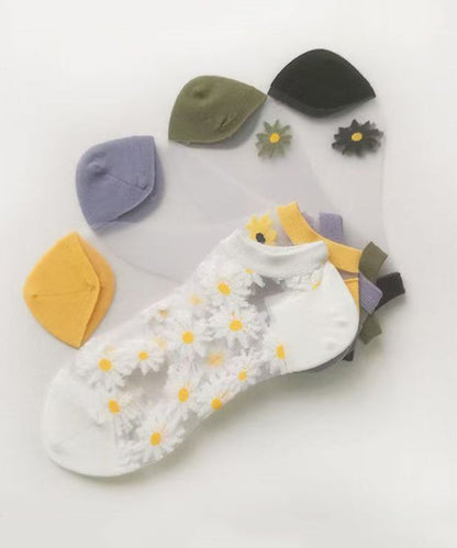 Damstrumpor Tunna Mid-Calf Andningsbara 4