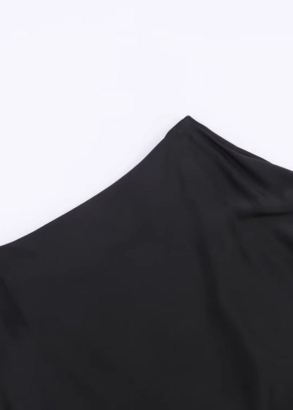 Damtop Cold Shoulder med Spetsdetaljer och Patchwork 4