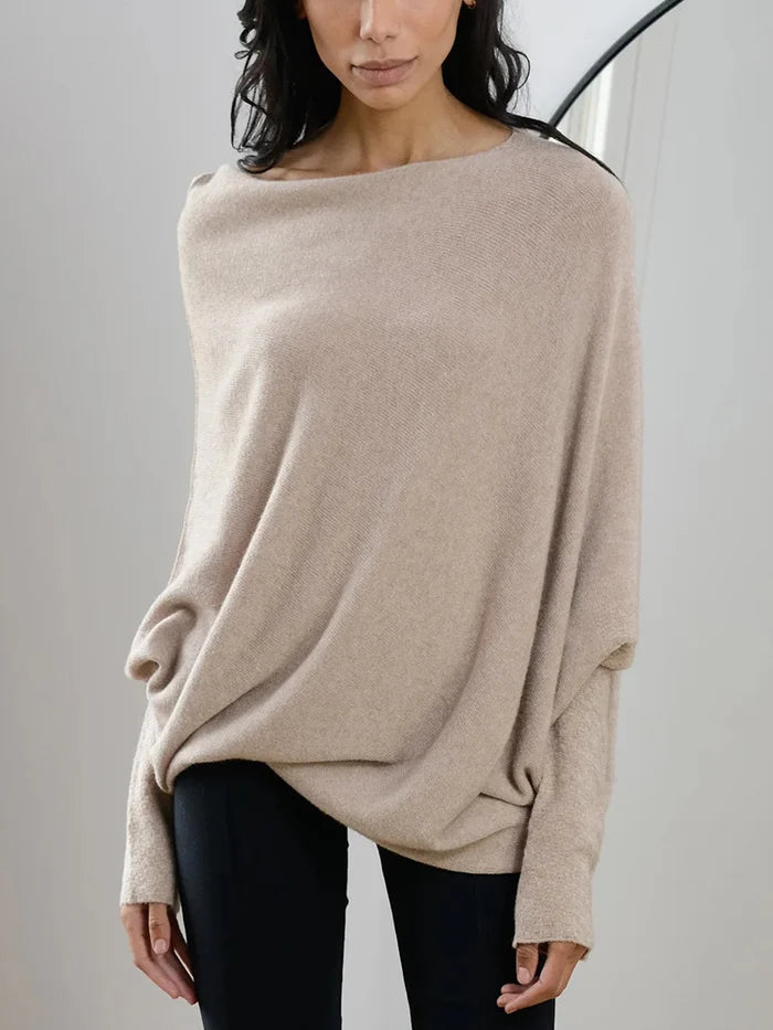 Damtröja Asymmetrisk Draperad 4