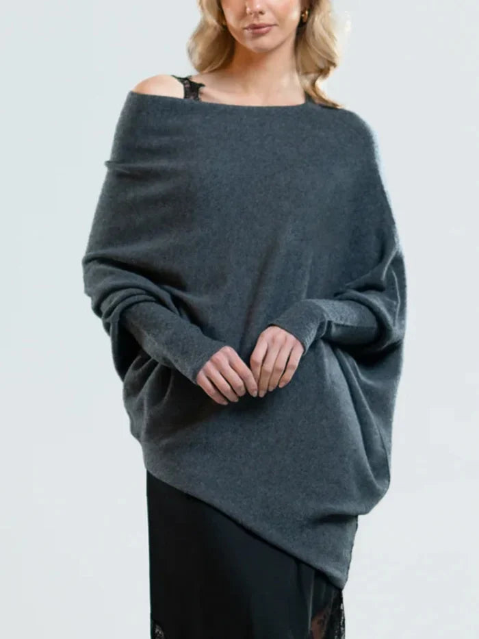Damtröja Asymmetrisk Draperad 5