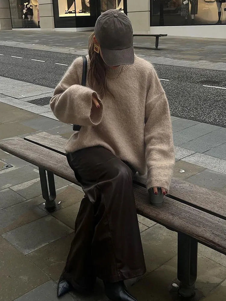 Damtröja i Mjuk Stickad Design för Vardagsbruk 3