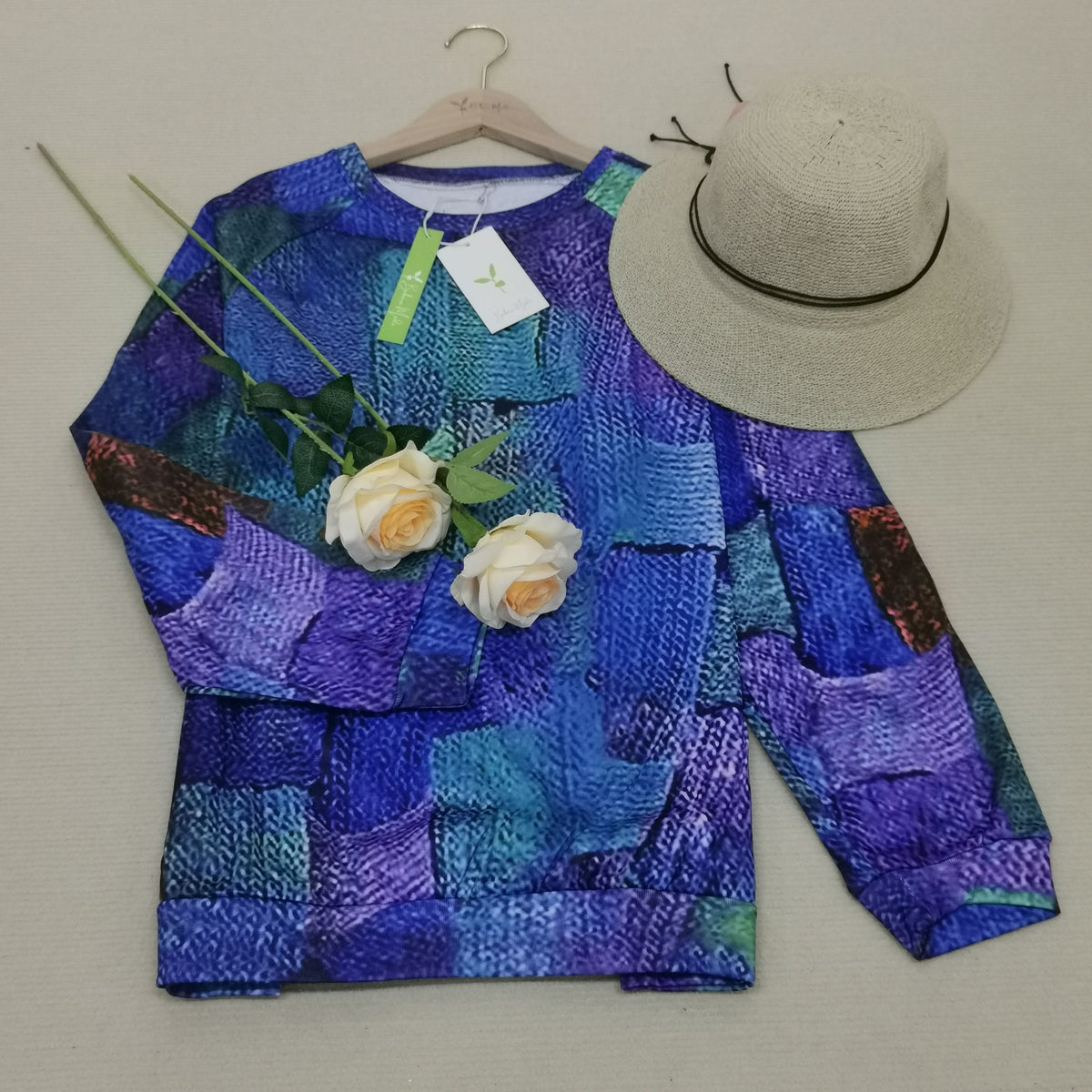 Damtröja med Rund Hals och Lätt Passform 6