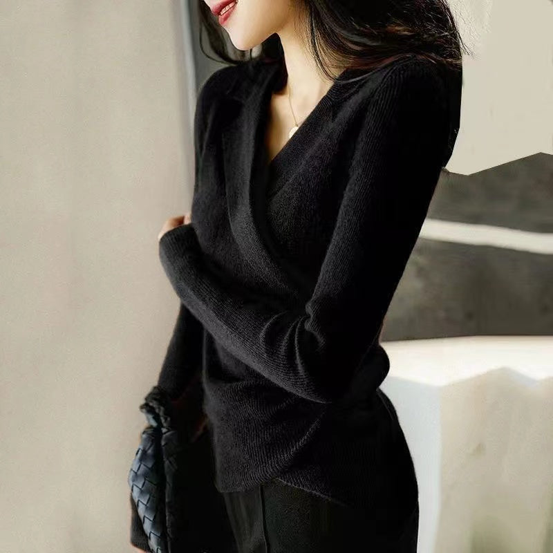 Damtröja med asymmetrisk design och Peter Pan-krage 6