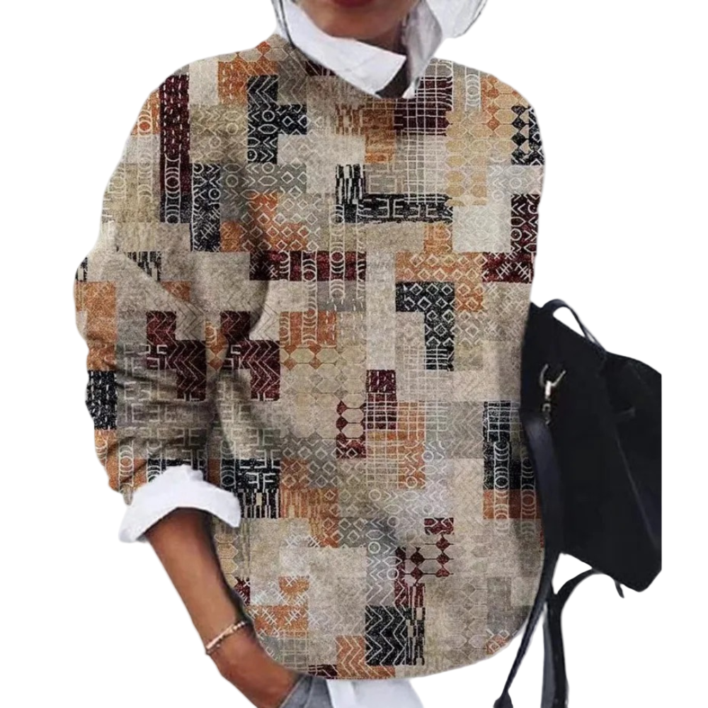 Damtröja med vintagedesign 0