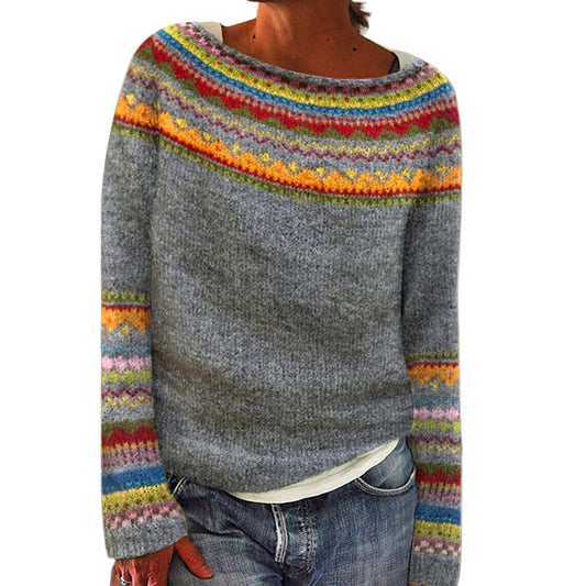 Damtröja med vintagemotiv 0