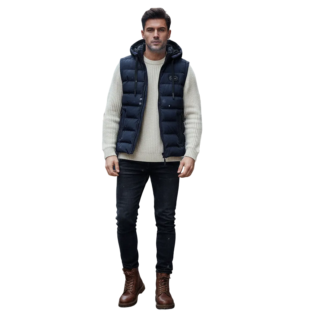 Damväst Värmande Casual Stil 0