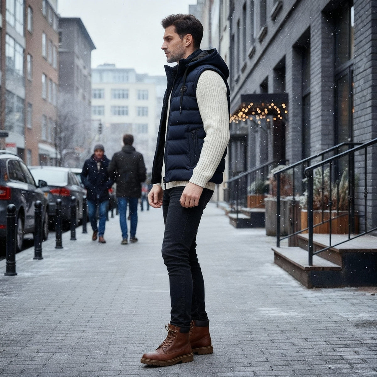 Damväst Värmande Casual Stil 1