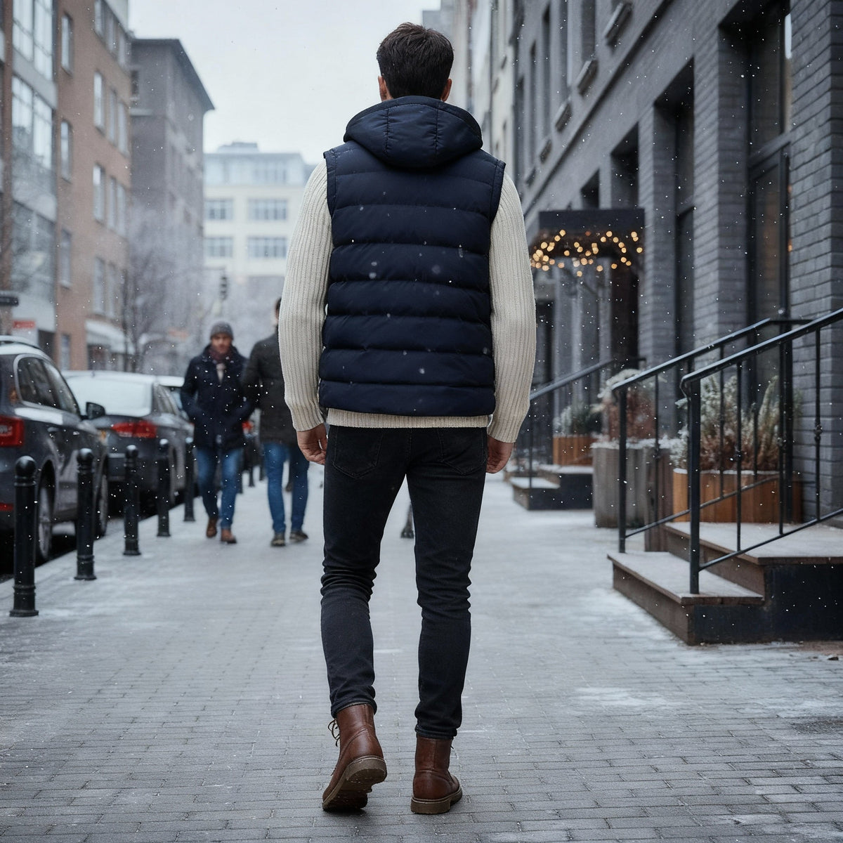 Damväst Värmande Casual Stil 2