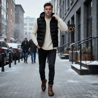 Damväst Värmande Casual Stil 3