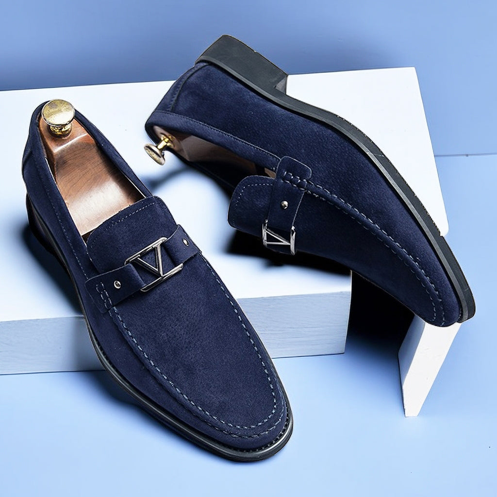 Herrskor Läder Loafers Klassisk Stil Komfortabel Design 1
