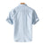 Herrskjorta Denim Casual Stil 100% Bomull 2