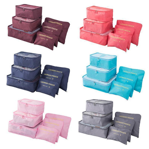 Variant image for Resepackningsset för kvinnor - Mångsidiga och vattentåliga packkubor-1