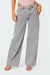 Dam Flared Jeans Blå Stilren Åndbar Stretch Denim-2