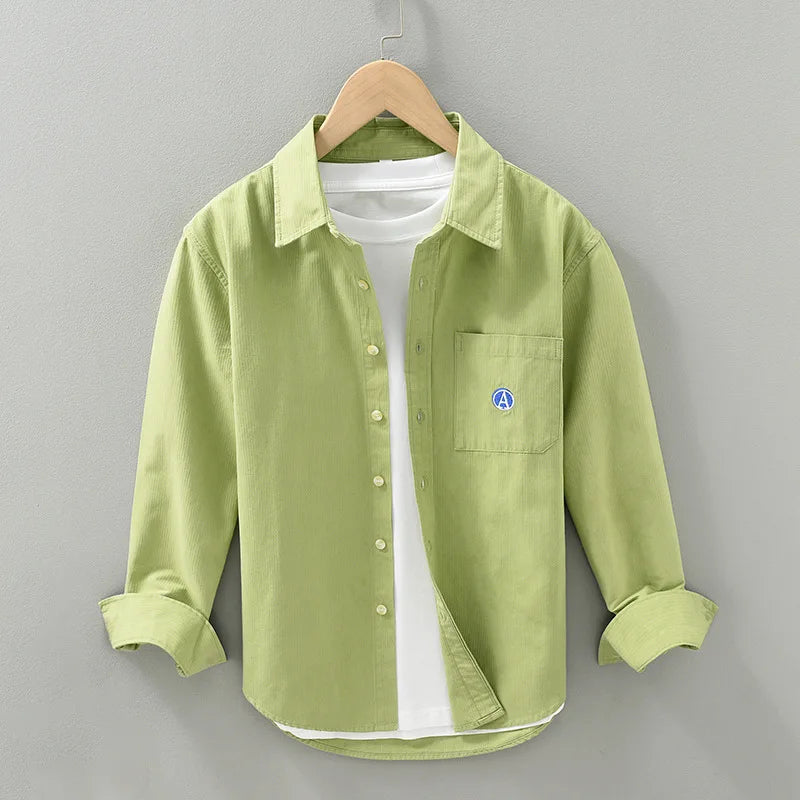 Mäns Klassisk Skjorta Modern Stil Mjukt Tyg 1