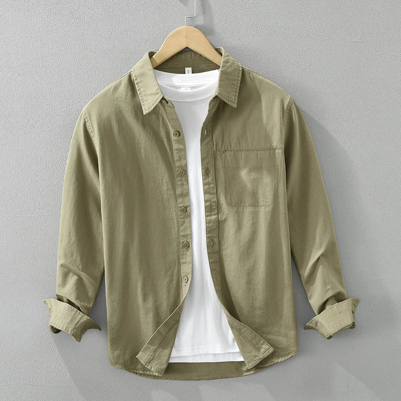 Herrskjorta Casual Stil Mjuk Material för Män 3