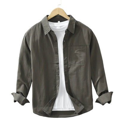 Herrskjorta Casual Stil Mjuk Material för Män 1