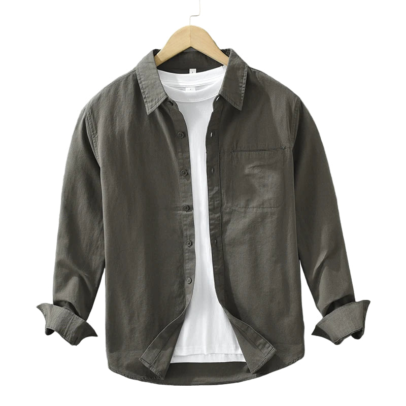 Herrskjorta Casual Stil Mjuk Material för Män 1