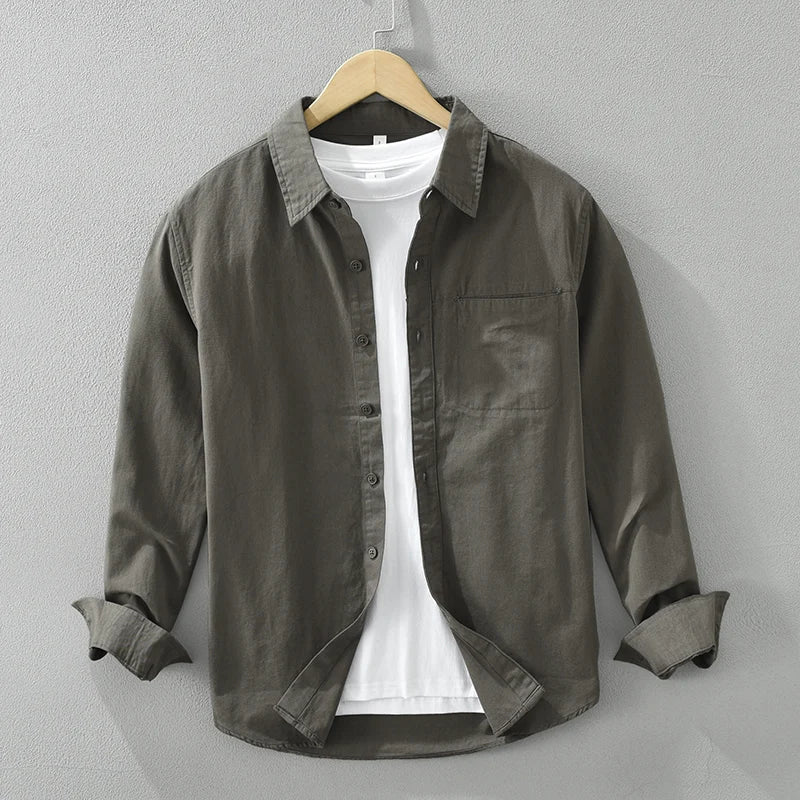 Herrskjorta Casual Stil Mjuk Material för Män 1