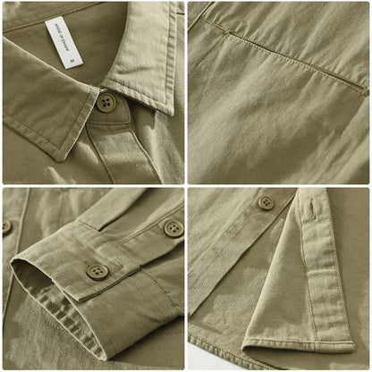 Herrskjorta Casual Stil Mjuk Material för Män 6
