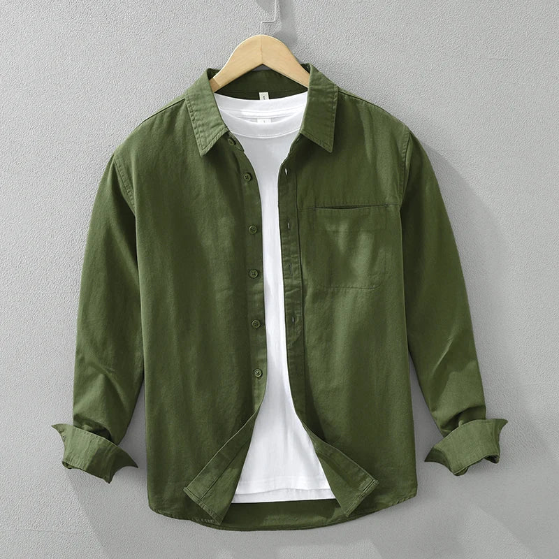 Herrskjorta Casual Stil Mjuk Material för Män 2