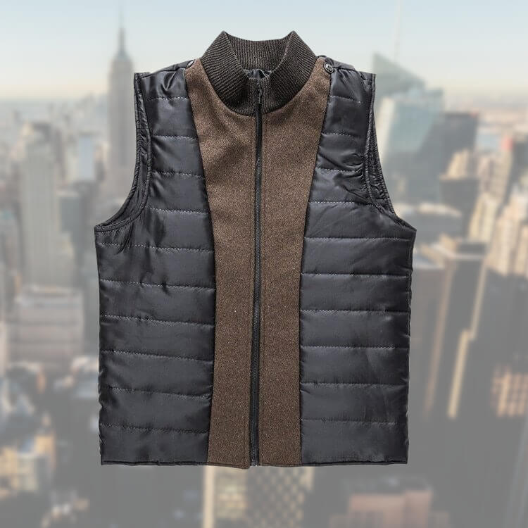 Herrkappa med Väst Elegant Design i Högkvalitativt Material-5