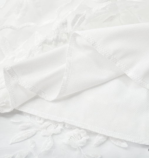Kvinnors Cocktailklänning Knälängd Broderad Nätverk För Bröllop-4
