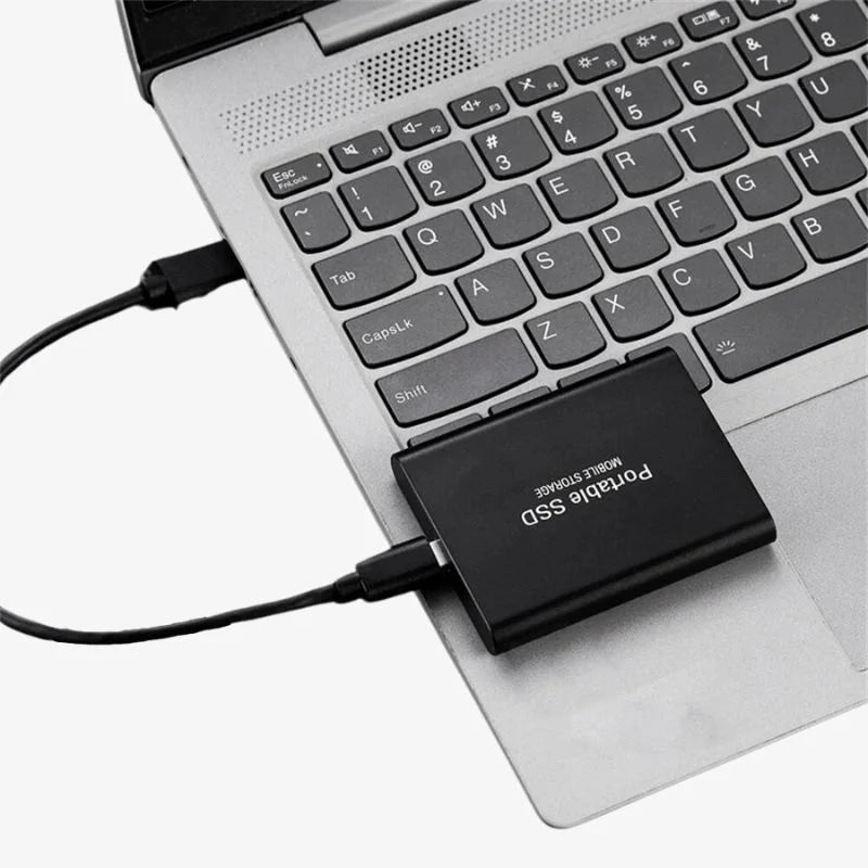 Extern SSD Bärbar Aluminium 1TB-30TB Stötsäker och Vattenavvisande 4